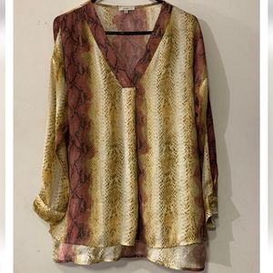 Jodifl sz Small Oversized Snake Print Tunic